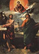 Madonna in Glory with SS.John the Baptist and john the Evangelist, DOSSI, Dosso
